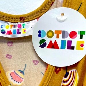 Dot Dot Smile NWT Girl's 5/6 T Brown Floral Print Ballerina Twirl Dress